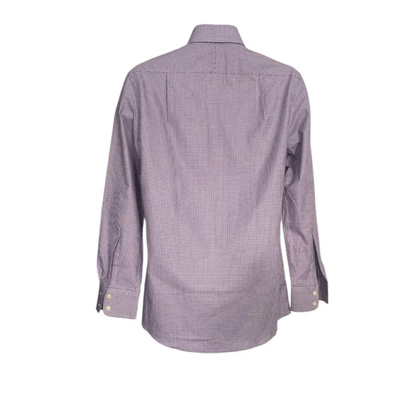 CHARLES TYRWHITT, 100% Egyptian Cotton Puppytooth Slim fit Dress Shirt, 15/33in - Picture 3 of 9